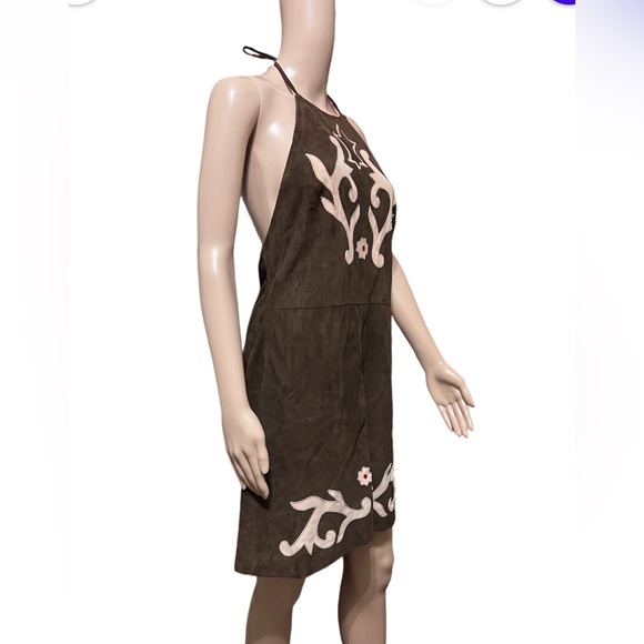 NWOT Free People Sienna Suede Mini Dress Size M - Picture 3 of 15